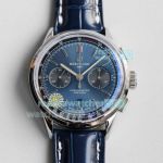 Swiss Copy Breitling Premier B01 Chronograph 42 Stainless Steel Blue Dial Watch